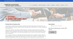 Desktop Screenshot of greeneradovsky.com